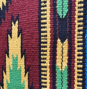 Tapis de selle western multicolore à motif Navajo, tissé à la main en laine, contourné, confortable et durable, pour cheval - Product Image 3