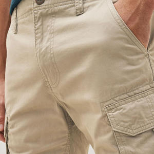 Pantalones Cortos Cargo para Hombre, Corte Ajustado, Casuales de Verano, para Exteriores, de Algodón, Diseño Cómodo, con Múltiples Bolsillos - Product Image 2