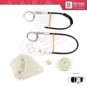 ชุดซ่อมมอเตอร์กระจกหน้าต่าง BWR268 ประตูหลังซ้าย สำหรับรถยนต์ Megane MK1 X64 ปี 1996-2003 แบบ 4/5 ประตู 7700834343 - Product Image 2