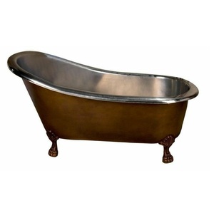 Baignoire en cuivre à Double paroi, fabriquée à la main, de qualité supérieure, Design martelé - Product Image 6