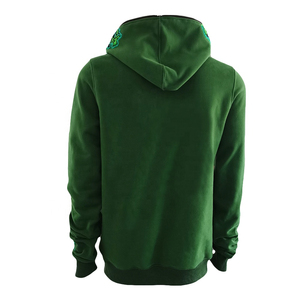 Sudadera con capucha informal personalizada para hombre, ropa de calle de moda, sudadera con cremallera completa y estampado 3D de algodón, estampado en relieve de doble cara - Product Image 2