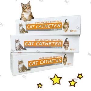 Catéter uretral para gatos de Medicina Veterinaria con cable guía, catéter de silicona para gatos y perros para hospitales, suministros para perros y gatos - Product Image 4