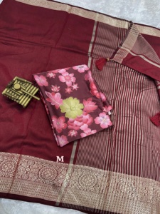 Magnifique soie de coton de conception Bollywood lourde avec bordure en jacquard Zari Saree achats en ligne au prix de gros - Product Image 5