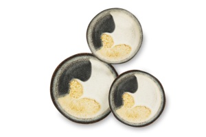 Service de vaisselle rond en céramique 12 pièces Dioniso Excelsa multicolore brillant et technique réactive, décoration numérique en relief, minimaliste - Product Image 3