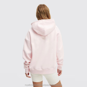 Sweatshirts à capuche pour femmes, style Y2K, en molleton 100% coton, couleur unie, coupe ample, manches longues, décontracté - Product Image 6