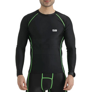 Quick Dry Activewear Shirt Manufacturer Blank Gym Fitness Sport Compression Full Sleeves Shirts - Product Image 1