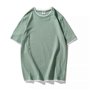 Camisetas de manga corta informales de tamaño personalizado para hombre, cuello alto con características transpirables antiarrugas, camisas estampadas de talla grande - Product Image 2