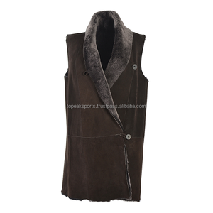 Chaleco de Piel de Oveja Original de Moda 2026 OEM para Mujer, Hecho a Medida, 100% Alta Calidad, Bajo MOQ, Tallas Grandes - Product Image 3