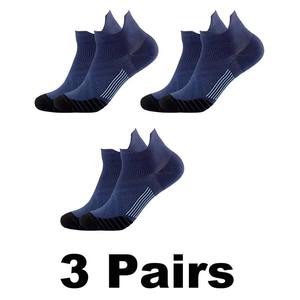 1/3/5 pares de calcetines deportivos de compresión para hombre y mujer, Protector de tobillo para correr, calcetines tobilleros cortos de alta presión elástica para barco - Product Image 3