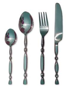 Ensemble de couverts en métal minimaliste Design de couverts de luxe pour des événements de mariage durables et des cadeaux d'affaires Caractéristiques écologiques - Product Image 5