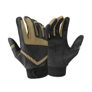 Guantes de bateo de béisbol profesionales OEM para hombres Diseño de logotipo personalizado Nuevos guantes de cuero para deportes al aire libre de tamaño adulto - Product Image 1