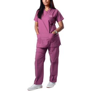 ชุดสครับแขนสั้นสำหรับผู้หญิงชุดสครับ100% - Product Image 1