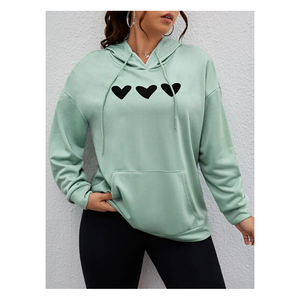 Sudadera con capucha y cremallera blanca personalizada OEM para mujer, con estampado streetwear, para fitness. Sudaderas con capucha y sudaderas para mujer. - Product Image 5