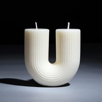 Bougie artisanale élégante en cire naturelle personnalisée pour Diwali, Noël, décoration de la maison, centre de table pour fêtes et festivals, éclairage