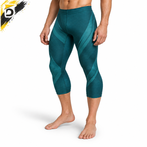 Leggings Capri pour Hommes de Haute Qualité, Compression Respirante, Matière Douce et Extensible, Ajustement Sûr, Confort et Mobilité pour l'Entraînement Quotidien - Product Image 4