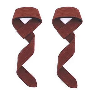 Support de poignet personnalisé sangles en cuir d'haltérophilie prix de gros sangles de levage en cuir d'entraînement de gymnastique - Product Image 4