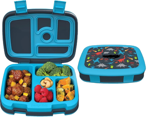 Lonchera Infantil Estilo Bento de 5 Compartimentos, Cuadrada, de Triple Nivel, con Capacidad de Más de 6L, Libre de BPA, Apta para Lavavajillas, Tamaños de Porciones para Edades de 3 a 7 Años - Product Image 4