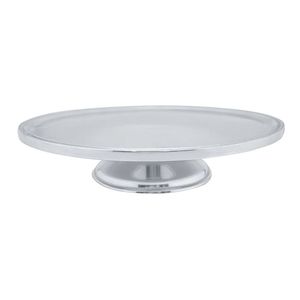 Modern Sleek Metal <b>Cake</b> Stand Single Tier with <b>Glass</b> <b>Dome</b> Lid Aluminum Home Birthday Serving Ware Tabletop <b>Cake</b> Tools - Product Image 1