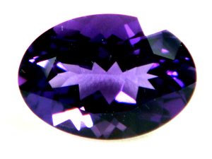 Piedra preciosa suelta de alta calidad de corte facetado de forma ovalada de amatista púrpura Natural para joyería de oro y plata que hace uso OEM ODM - Product Image 2