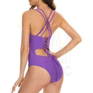 ชุดว่ายน้ำสตรีผ้าสแปนเด็กซ์/ โพลีเอสเตอร์ปรับแต่งได้ - Product Image 3