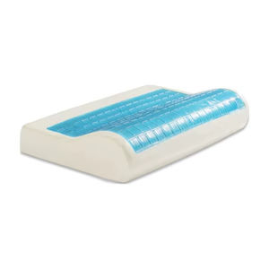 Almohada Ortopédica de Espuma Viscoelástica con Gel Refrigerante, Estilo Moderno Bella, Soporte para el Cuello, Anti-Sudor y Transpirable - Product Image 1
