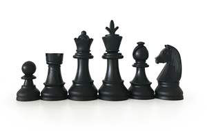 Juego de Piezas de Ajedrez de Plástico Star, Tamaño Torneo, Altura del Rey: 9.5 cm - 3.7 pulgadas - Product Image 5