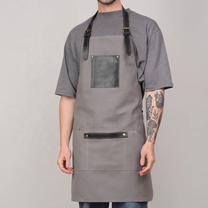 Tablier en toile polyvalent avec poches à outils pour tous les types de travail Tablier pour le travail du bois à sangle réglable, tablier en toile - Product Image 1