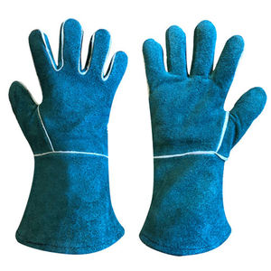 Qualité supérieure Exigeable de haute qualité Hommes Meilleurs gants de soudage Gants de travail d'hiver avec cuir de vache fendu - Product Image 1