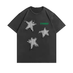 T-shirt en coton 100 % coupe classique, nouveau design streetwear pour homme, tissu polaire de haute qualité, écologique et respirant, vente en gros - Product Image 2