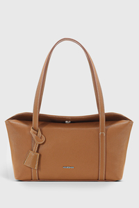 Sac à main en cuir PU camel pour femme |   Sac à main de bureau grande capacité |   OEM ODM - Product Image 1