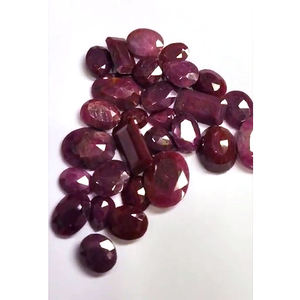 28 piezas de rubí natural de 11mm a 21mm, faceta ovalada de 275 CTS, lote de ventas de Iroc, corte de piedras preciosas sueltas de rubí rosa de alta calidad, US $59 para todos - Product Image 3