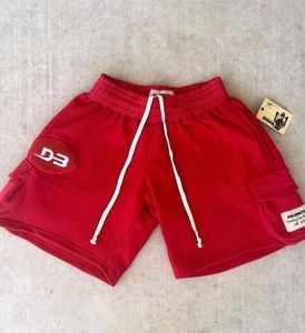 Pantalones cortos de malla de verano lavados con ácido unisex, nuevo diseño vintage, bolsillo de carga multicolor, ropa de calle estampada personalizada ecológica - Product Image 5