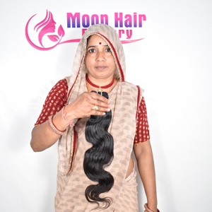 Dernières extensions de cheveux humains indiens bruts de qualité supérieure, prix de gros, mèches ondulées, cuticules alignées, naturelles, par Export - Product Image 3