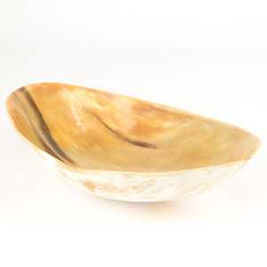 Cuenco de Cuerno de Búfalo Estilo Vintage para Accesorios de Mesa Hechos a Mano, Cuenco de Cuerno Natural de Primera Calidad para Aperitivos, Frutas y Dulces - Product Image 1