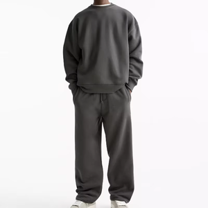 กางเกงวอร์มลำลองสองชิ้นสำหรับฤดูใบไม้ร่วงและฤดูหนาวเสื้อถักแบบลำลองพิมพ์ลาย3D ขนาดใหญ่ออกแบบได้ตามต้องการ - Product Image 2