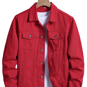 แจ็คเก็ตยีนส์ผู้ชายแบบปรับแต่งได้ คอตั้ง กันน้ำ ระบายอากาศ แห้งเร็ว สไตล์สปอร์ต สำหรับใส่กลางแจ้งในฤดูหนาว - Product Image 1