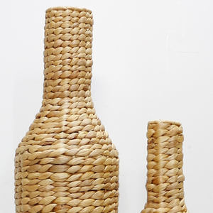 Artex Dong Thap Vase à fleurs en rotin fait à la main en usine Décor en osier vintage pour la maison, le mariage et le style de fête - Product Image 5