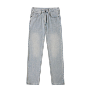 Pantalones vaqueros Premium para hombre, Material vaquero de alta calidad, estilo clásico Vintage Hip Hop, bordado largo lavado, precio competitivo al por mayor - Product Image 5
