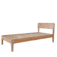 Cama doble Cama de madera Muebles para el hogar Estilo moderno para muebles de hotel Modelo de lujo de Indonesia