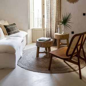 Silla de comedor de madera maciza de estilo nórdico moderno de gran venta con ratán para comedor, sala de estar, apartamento o uso en Hotel - Product Image 6