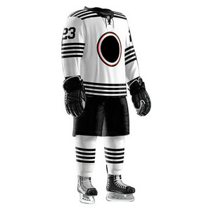 High Quality Custom Designed <b>Men's</b> Ice Hockey Sports Wear Set Best OEM Uniform Team Name Print Embroidery Technique Adults - Product Image 1