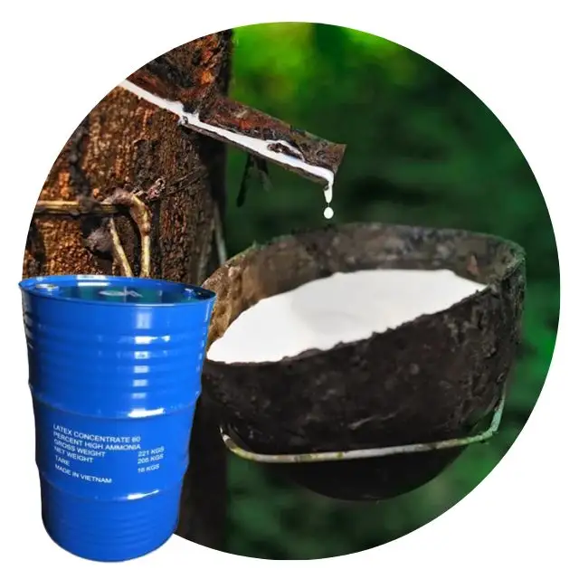 Lateks alami HA 60% DRC putih susu kualitas tinggi-lateks alami amonia Tinggi 60% DRC kualitas tinggi untuk digunakan secara ekstensif