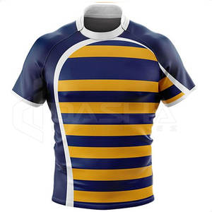 2024 Nouvelle Arrivée Hommes Brodé Sports Rugby Jersey En Gros Pas Cher Respirant pour Tous Les Vêtements D'équipe - Product Image 1