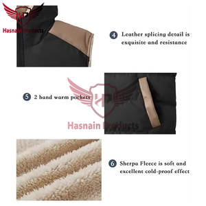 Chaleco acolchado ligero de primera calidad para hombre con cierre de cremallera-Chaqueta sin mangas acolchada de invierno para exteriores para comodidad informal - Product Image 6