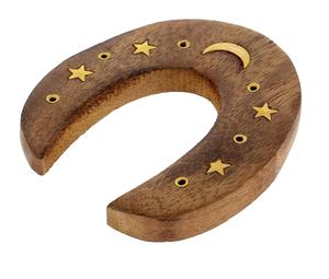 <b>Incense</b> <b>Stick</b> Ash Tray - Burner Wood <b>Holder</b> - Stand Wooden Catcher - Product Image 1