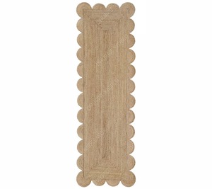 MITTAL TEXTILE Natural Indian Handmade Non-Slip Modern Solid Color <b>Indoor</b> Outdoor Braided Jute Floor <b>Mats</b> Area Rugs Best Quality - Product Image 4