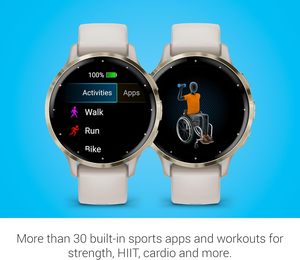 Venu 3S oro morbido in acciaio inossidabile lunetta 1.2 pollici AMOLED Touchscreen Display Smart Watch - Product Image 5