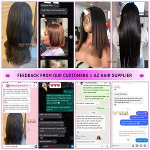 Extensions de cheveux humains vierges Remy 100% bruts bon marché en gros paquets de cheveux raides noirs naturels avec machine à double trame - Product Image 6