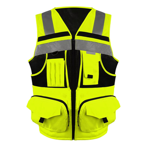 Gilet de sécurité réfléchissant respirant et économique pour travaux de construction, vêtements de sécurité haute visibilité pour hommes, saison hivernale - Product Image 1