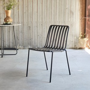 Silla de Patio de Metal con Recubrimiento en Polvo, Respaldo Curvo, Resistente a la Intemperie, para Comer al Aire Libre y Balcón - Product Image 2